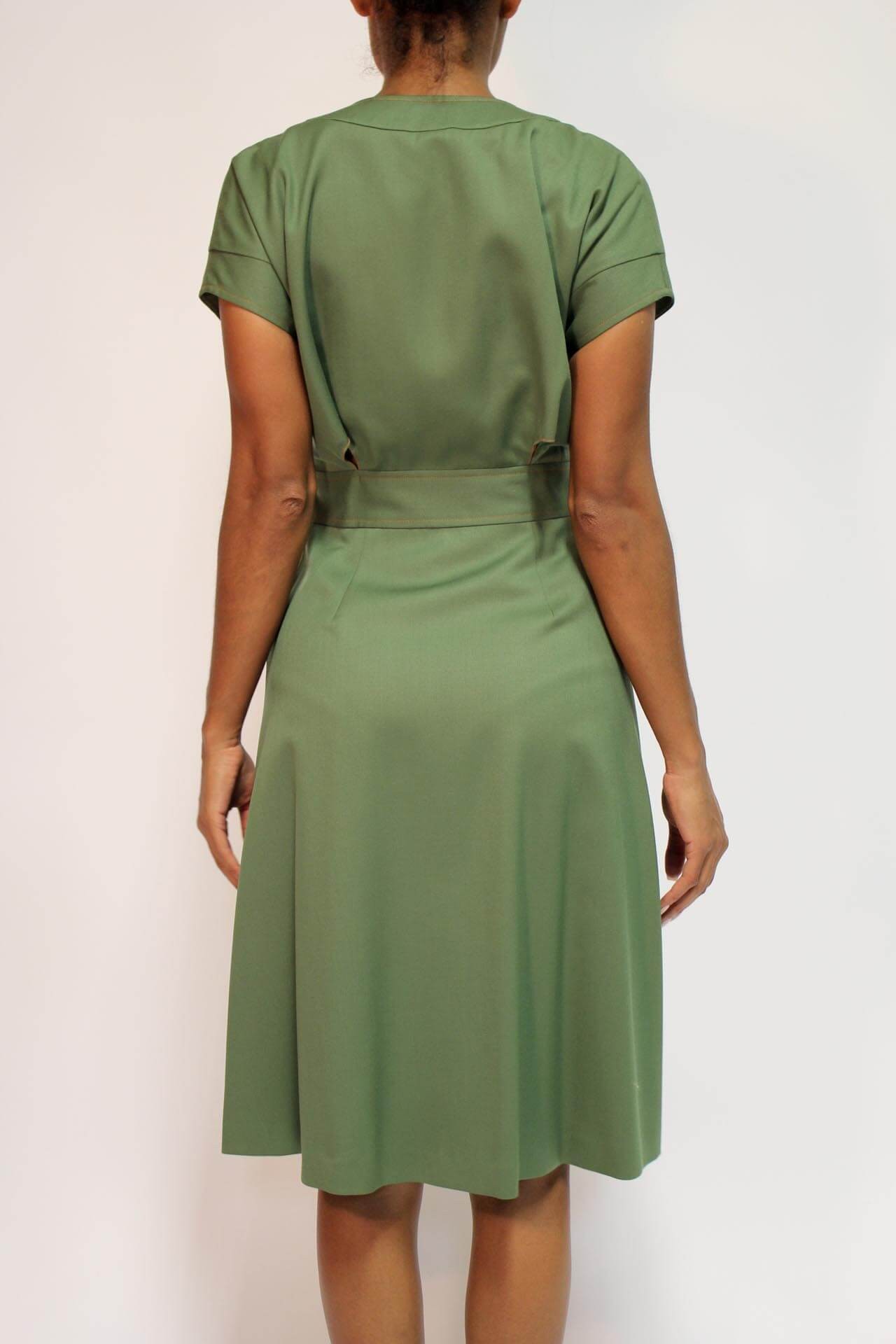 knee length dresses for ladies Sereno Ditsy Long Sleeve Maxi Dress main image 1